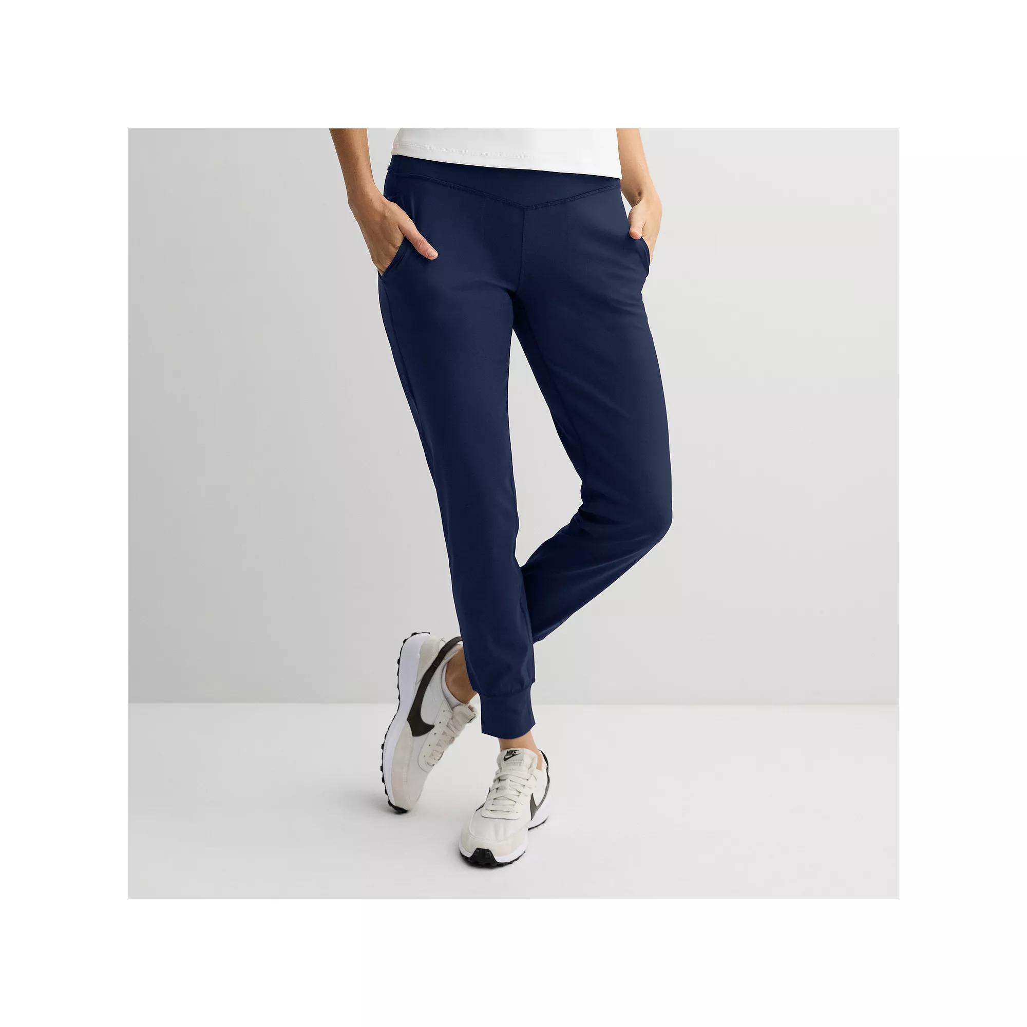 Petite Tek Gear® Ultrastretch Jogger Pants, Women's, Size: XL Petite, Blue Romance Product Image