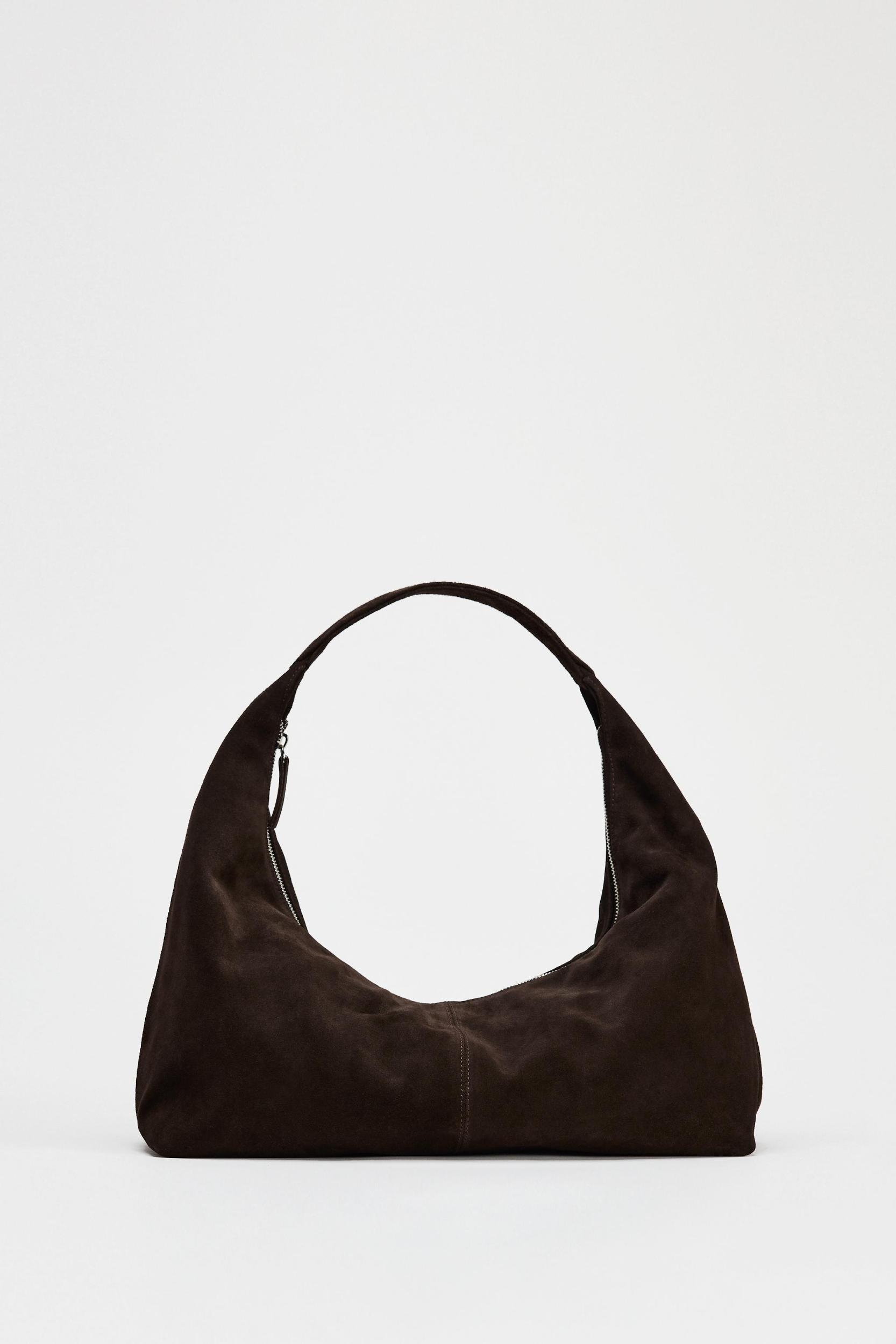 SUEDE SHOULDER BAG Product Image
