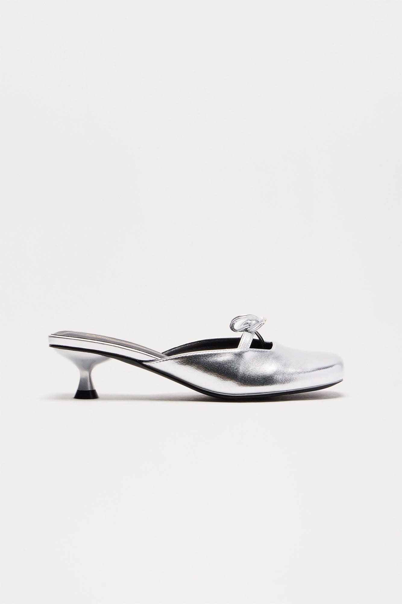 Jemma Pumps - Silver Product Image