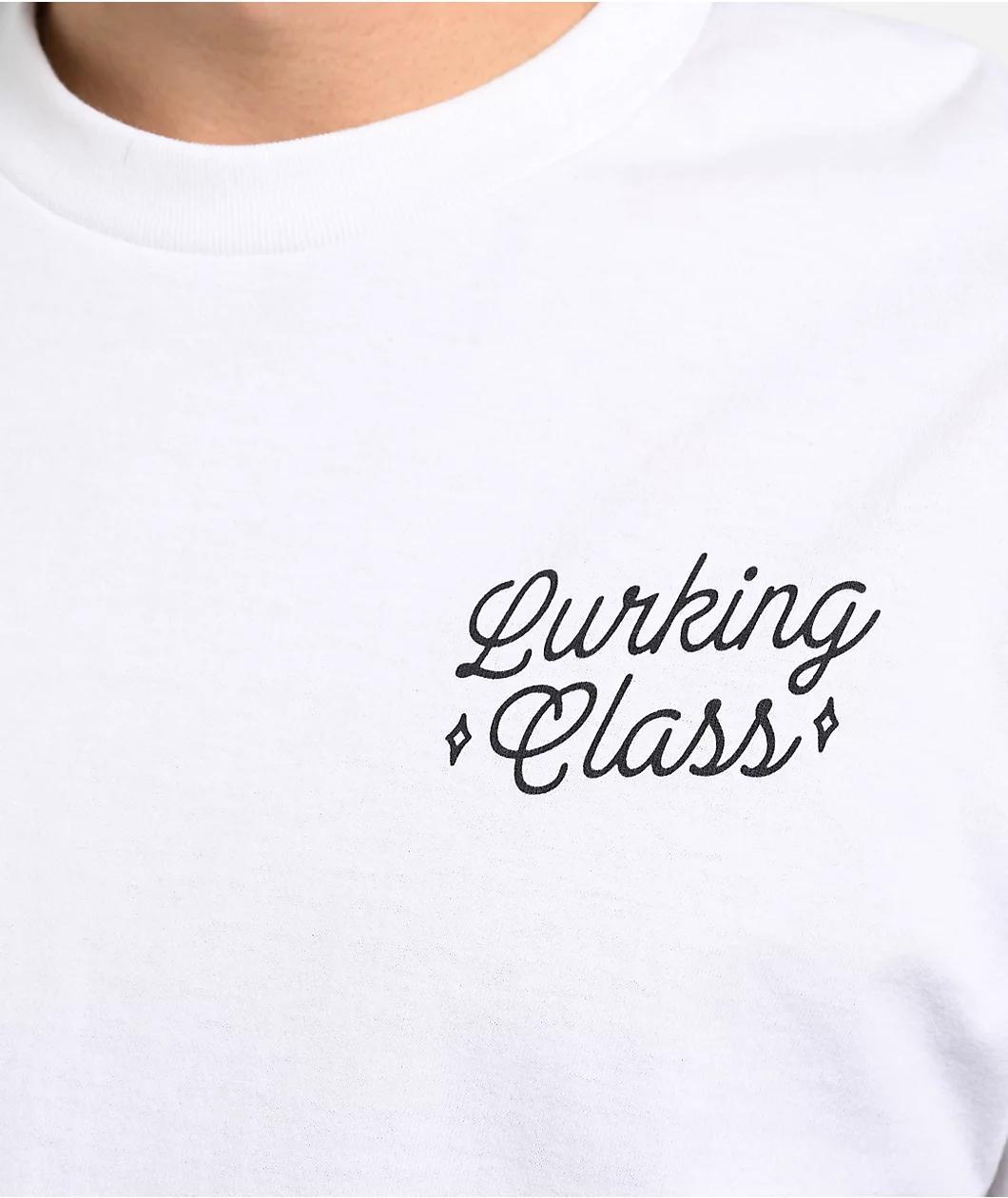 Lurking Class By Sketchy Tank Eat Shit White T-Shirt Product Image