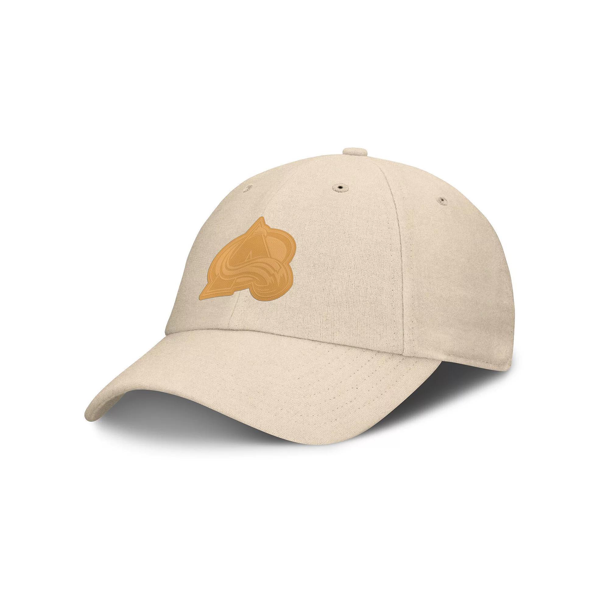 Men's Fanatics Tan Colorado Avalanche Front Office Canvas Adjustable Hat, Team Product Image