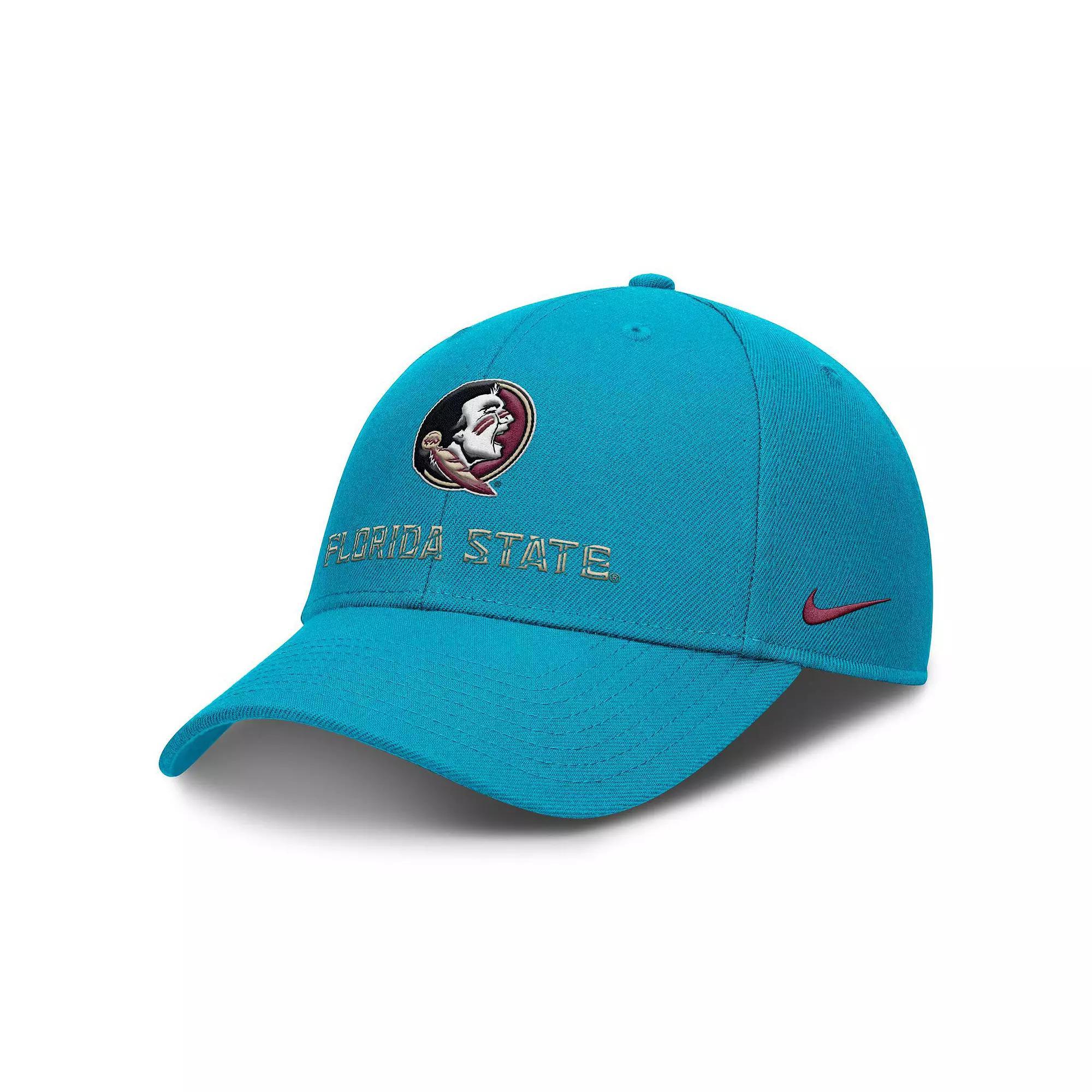 Men's Nike Turquoise Florida State Seminoles Rise Adjustable Hat, Turquoise A Product Image