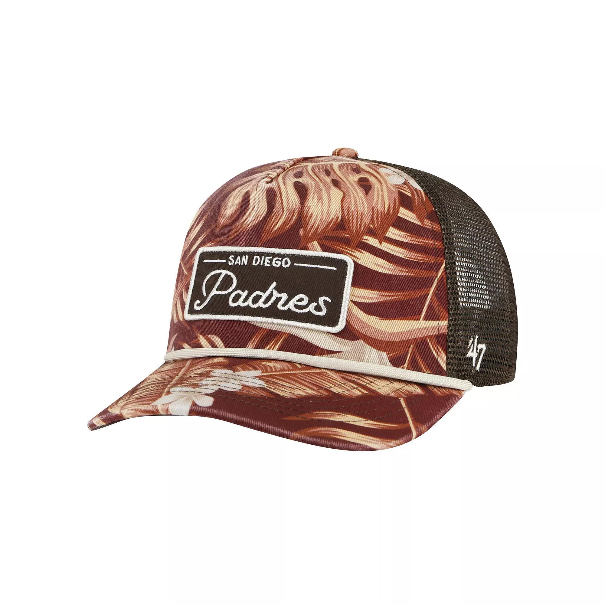 Mens 47 San Diego Padres Tropicalia Trucker Hitch Adjustable Hat Product Image