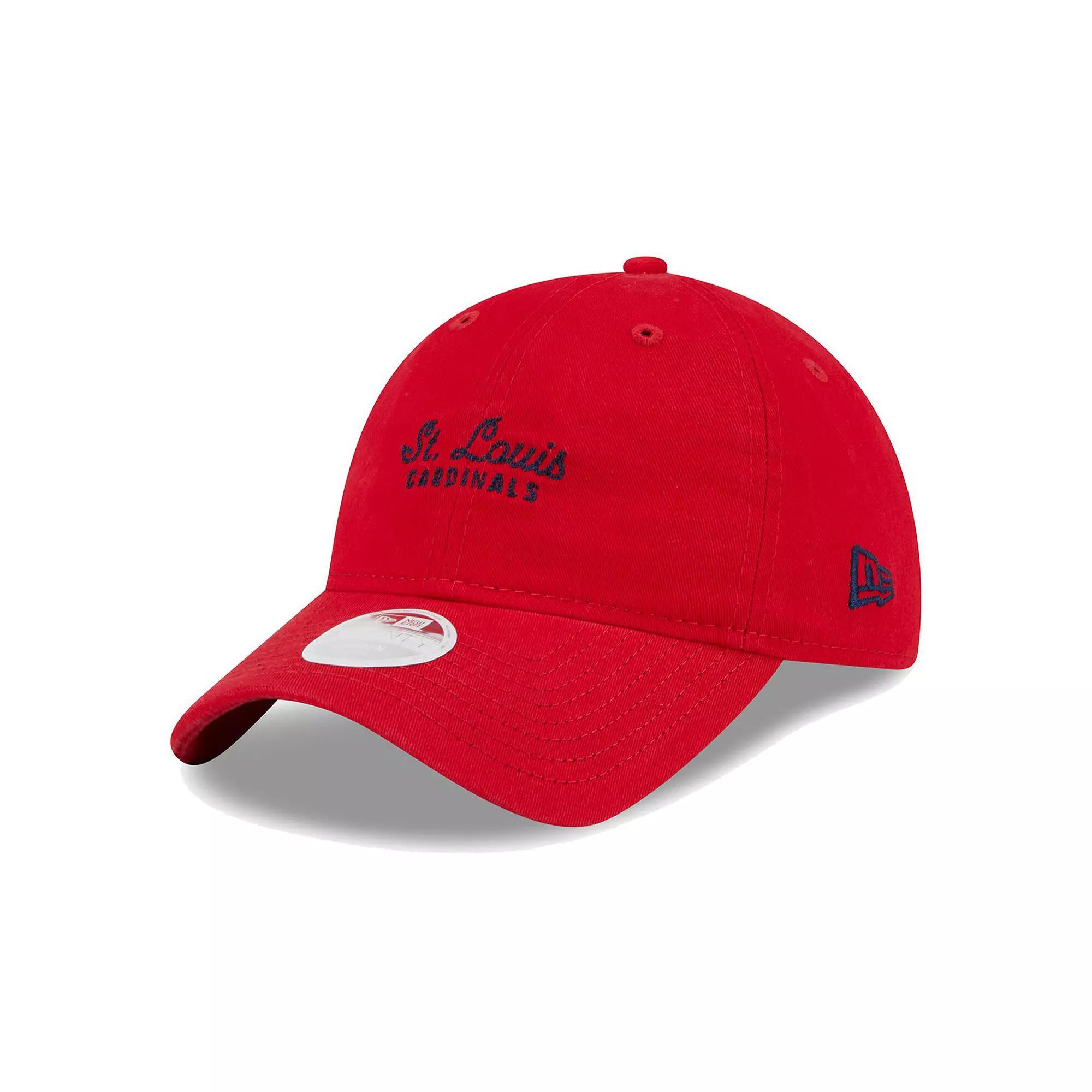 Women's New Era Red St. Louis Cardinals Script 9TWENTY Adjustable Hat Product Image