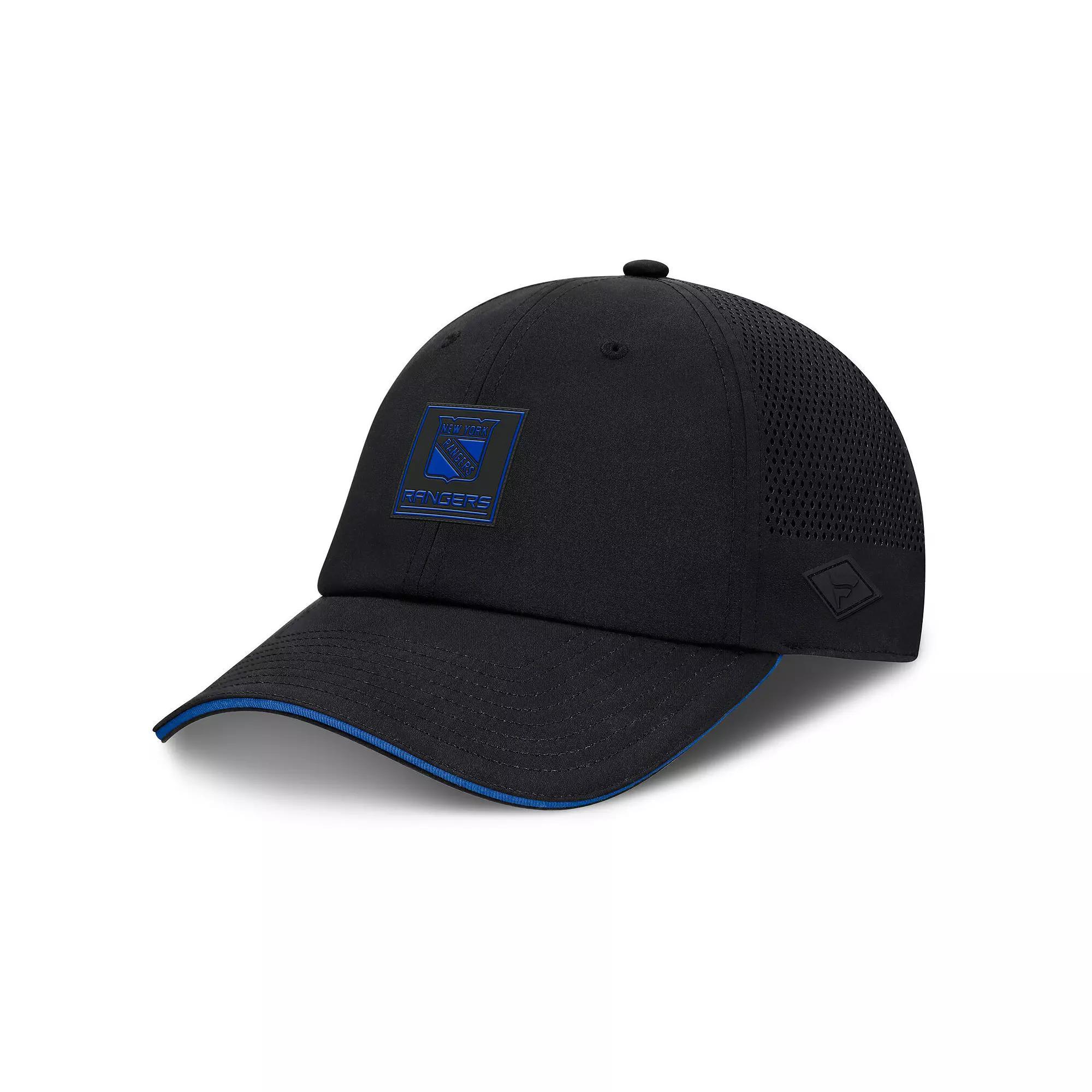 Men's Fanatics Black New York Rangers Driver Adjustable Hat, Ran Black Product Image