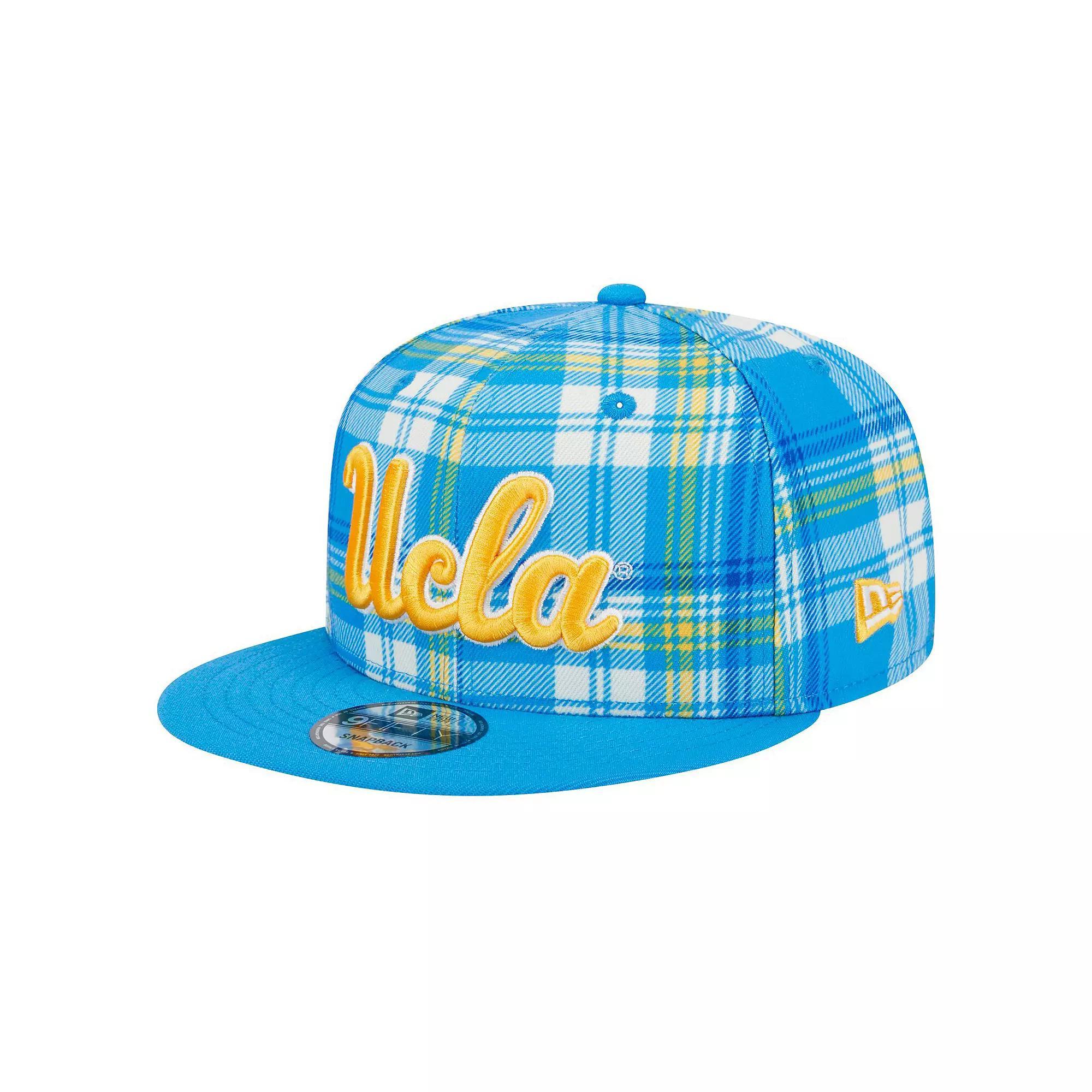 Men's New Era Blue UCLA Bruins Plaid 9FIFTY Snapback Hat Product Image