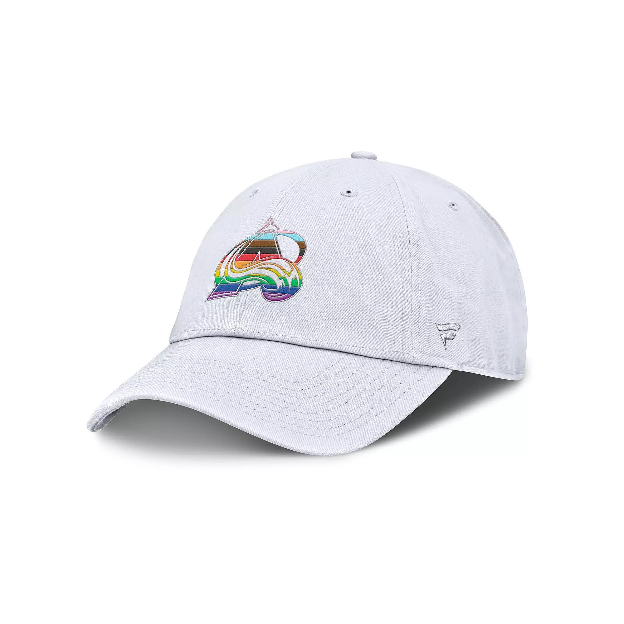 Mens Fanatics Colorado Avalanche PRIDE Adjustable Hat Product Image