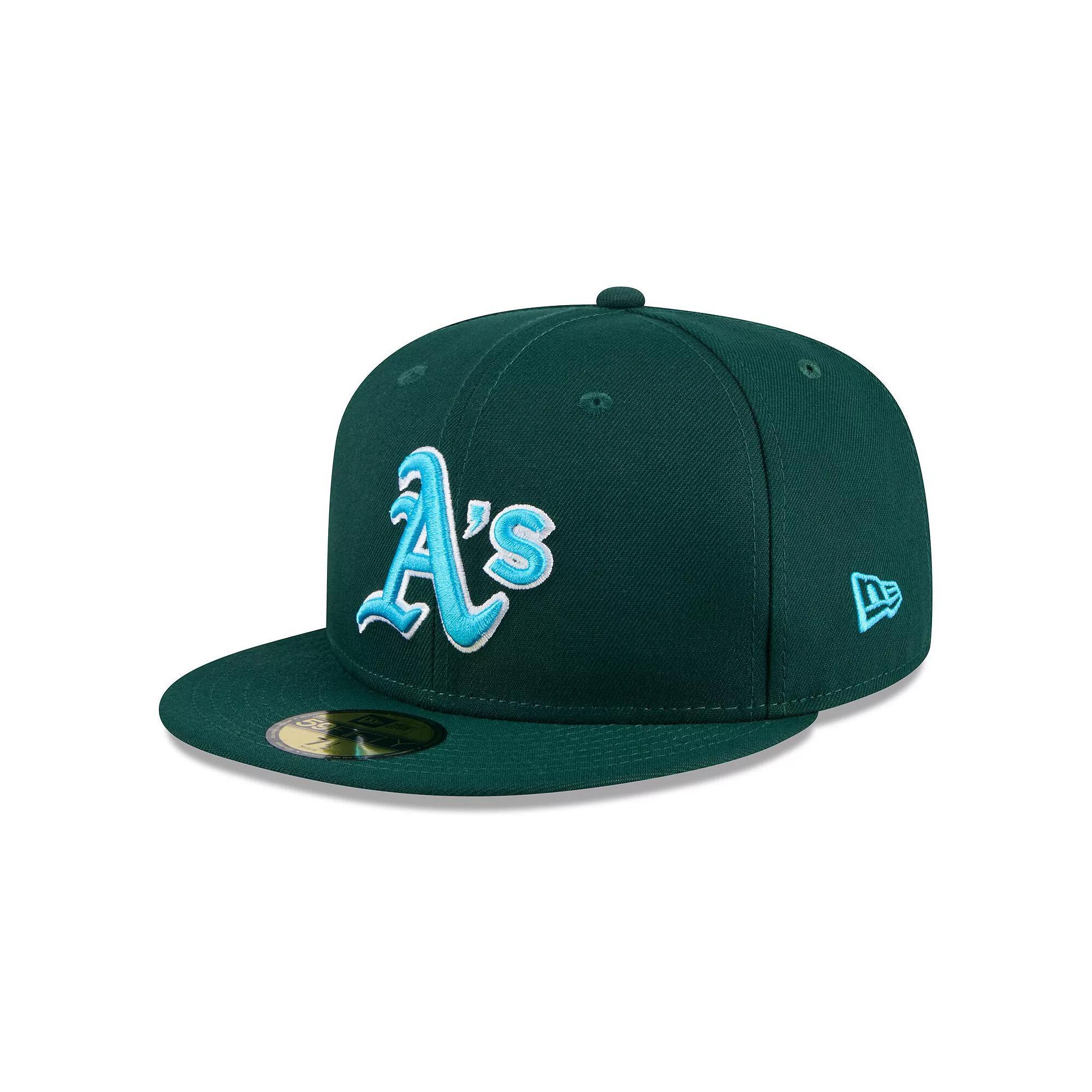 Men's New Era Green Oakland Athletics 2024 Father's Day 59FIFTY Fitted Hat, Size: 7 7/8 Product Image