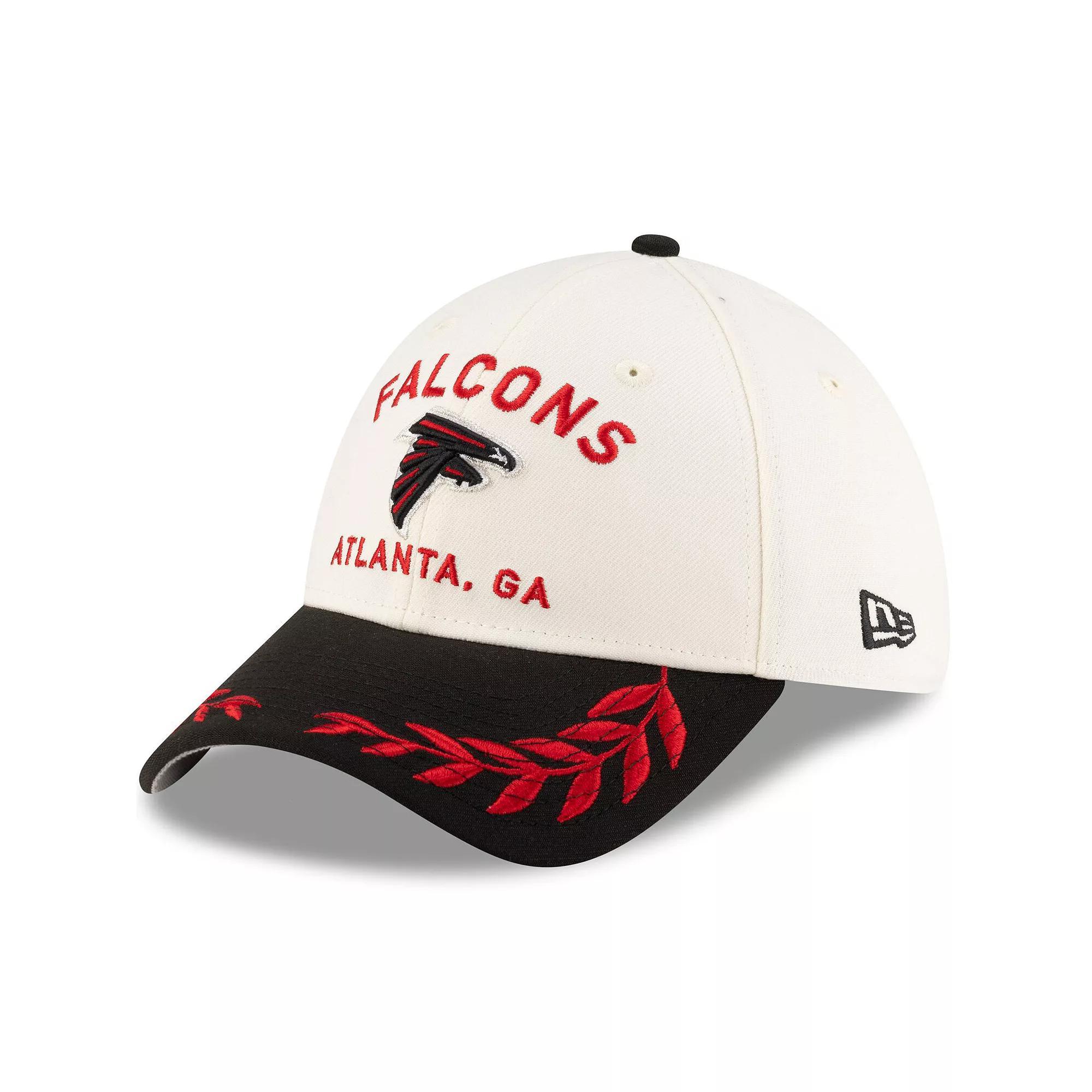 Men's New Era  Cream/Black Atlanta Falcons 2025 NFL Draft 39THIRTY Flex Hat, Size: Medium/Large, Beige Product Image