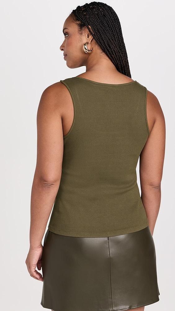 L'AGENCE Adira Scoop Neck Tank | Shopbop Product Image