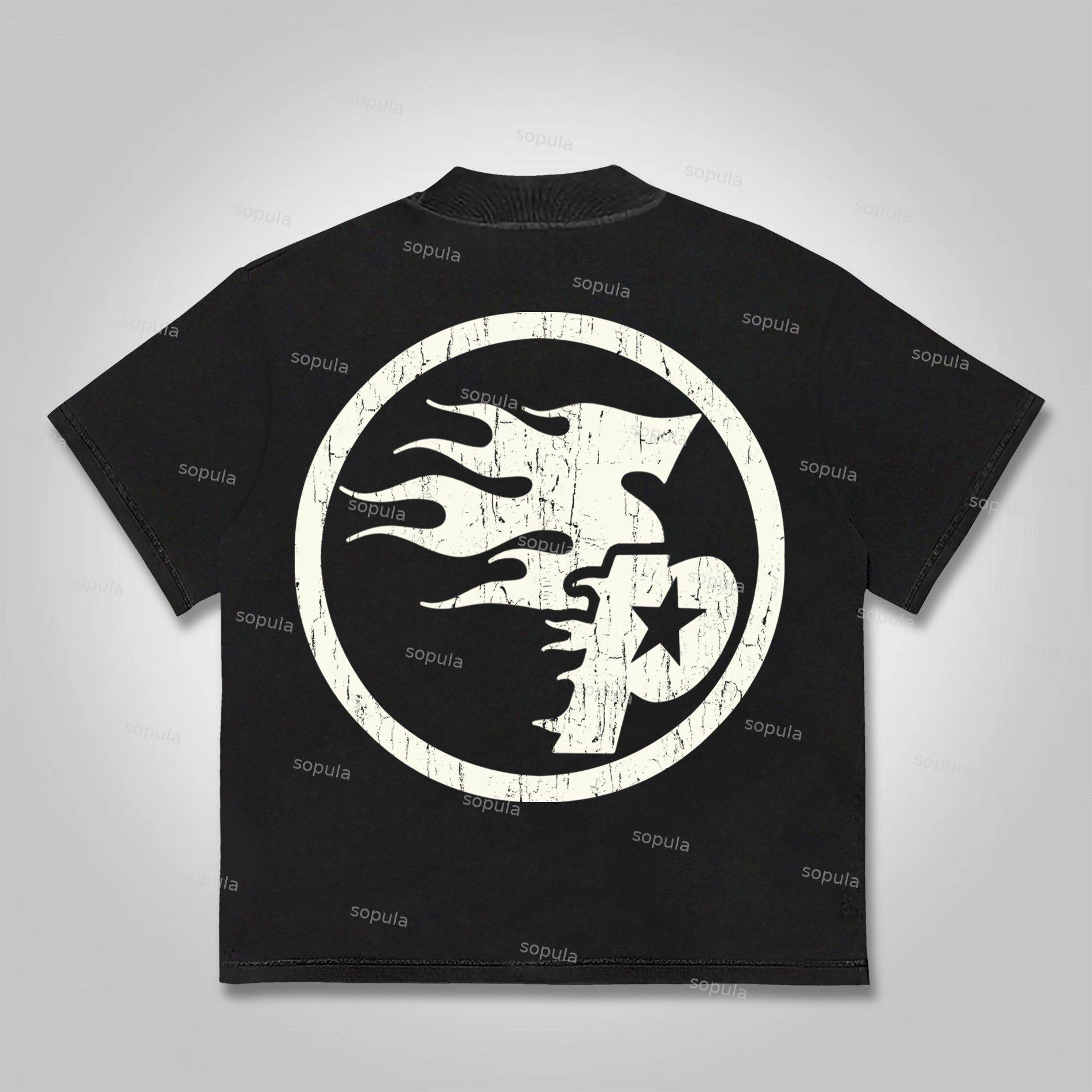 Sopula Fear Nothing, Create Everything Vintage Characters Cotton T-Shirt Product Image