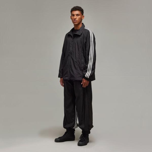 adidas Y-3 3-Stripes Nylon Shell Pants Black S Mens Product Image