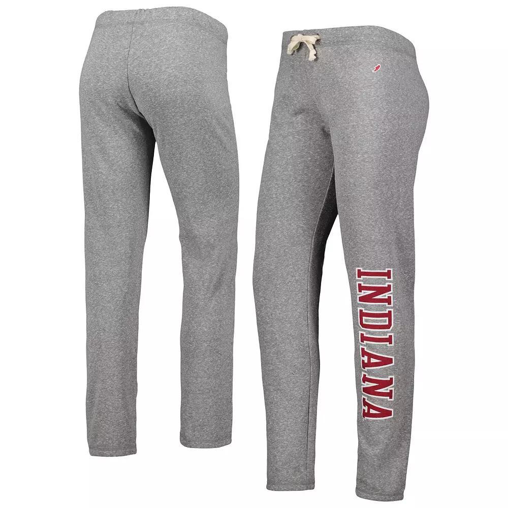 Womens League Collegiate Wear Heather Gray Indiana Hoosiers Victory Springs Tri-Blend Jogger Pants Product Image