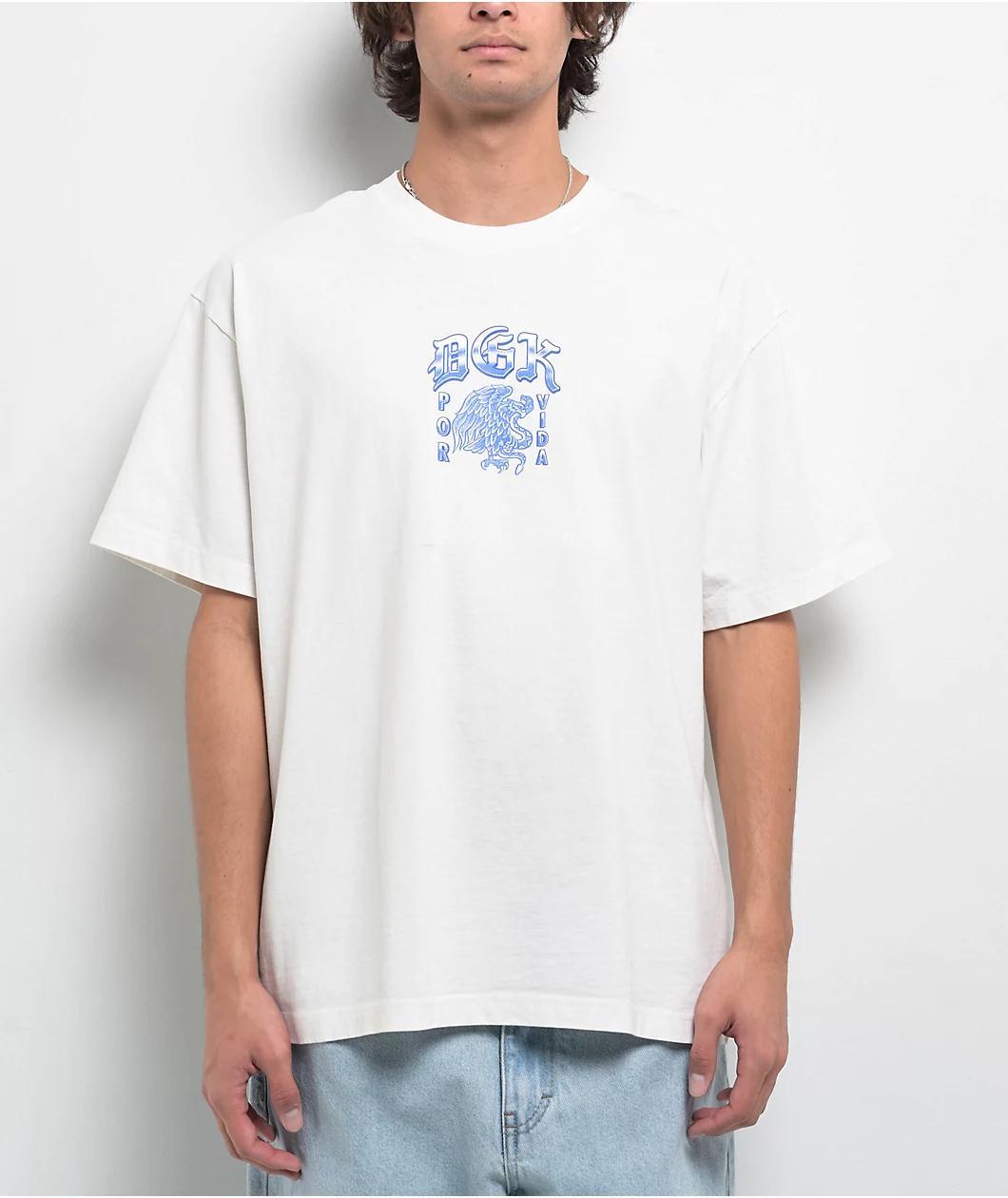 DGK Vida Avenue Heavyweight White T-Shirt Product Image