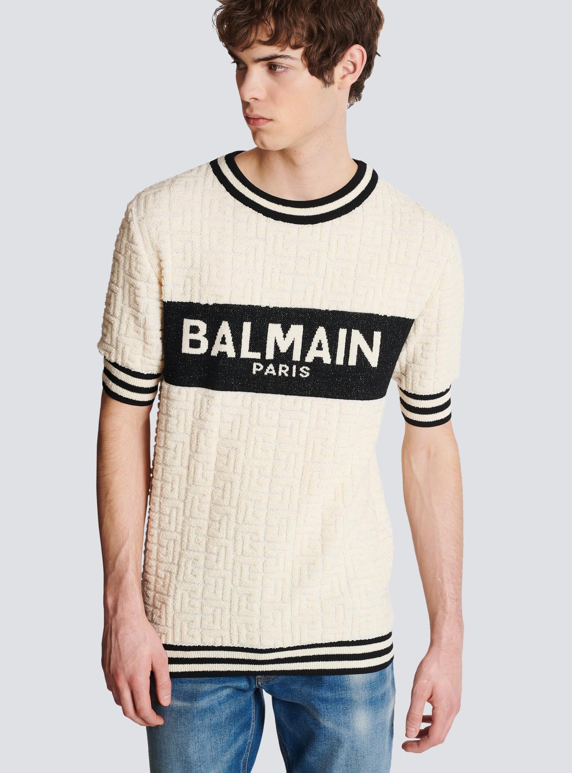 Balmain cotton terry T-shirt Product Image