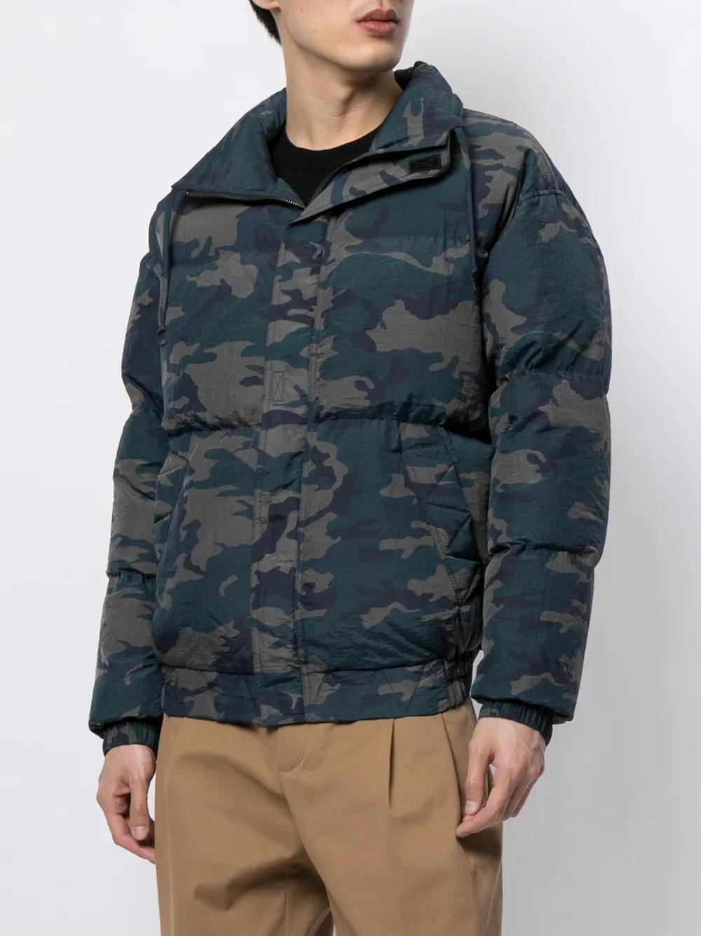 Heart Earth camouflage padded jacket Product Image