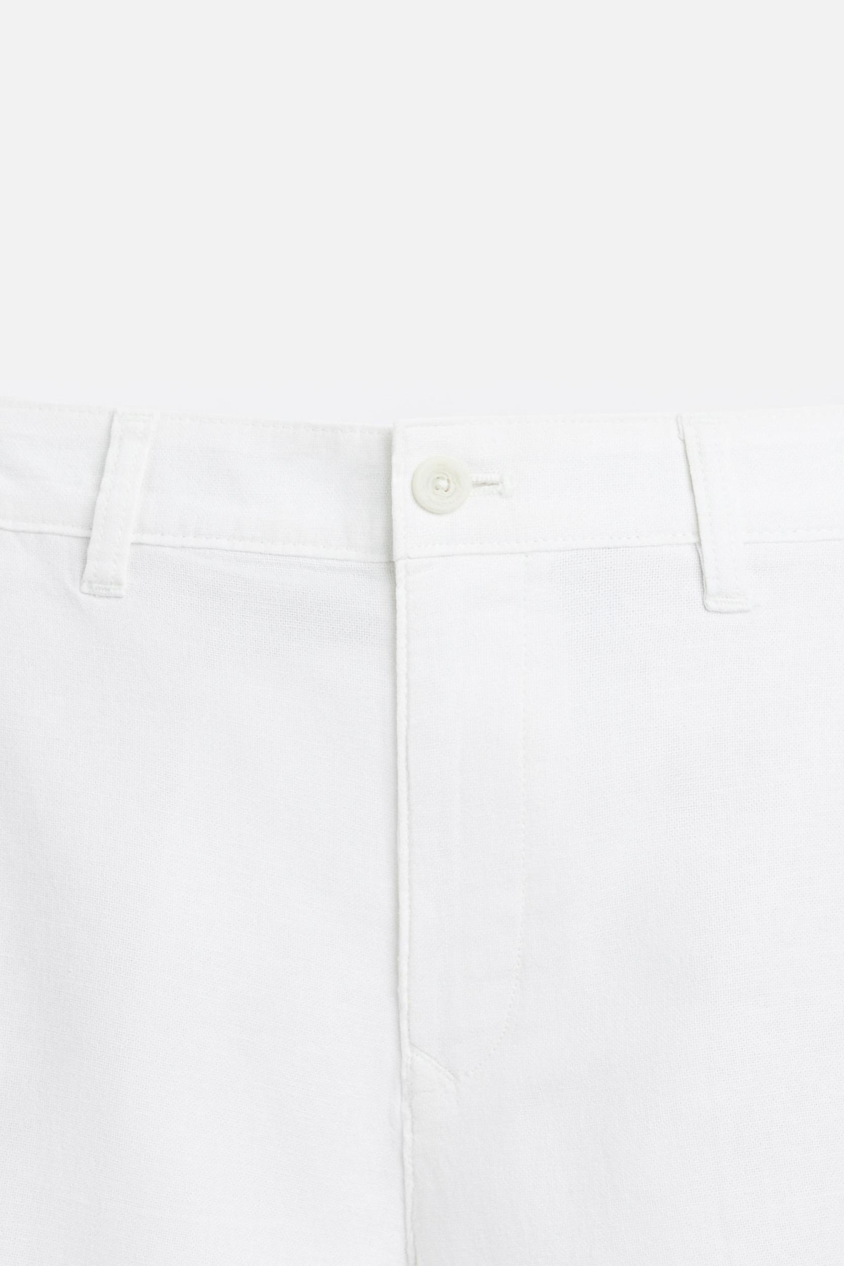COTTON LINEN SHORTS Product Image