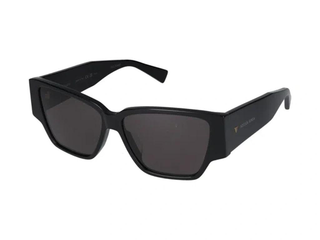 BOTTEGA VENETA Sunglasses In 001 Black Black Grey Product Image