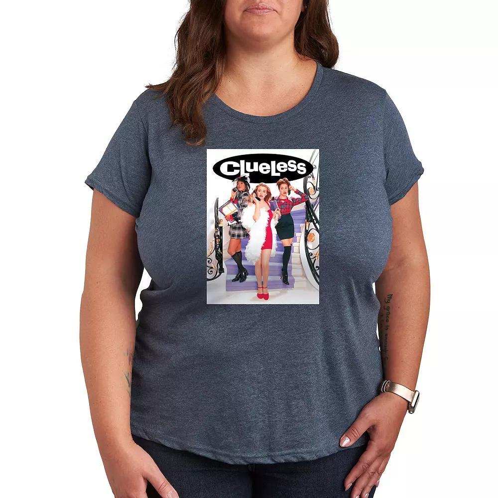 Plus Clueless Poster Graphic Tee, Womens Product Image