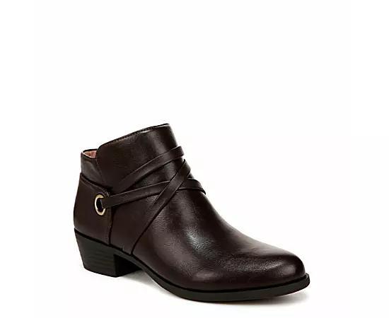 LifeStride Amara Women's Ankle Boots, Size: 8.5 Wide, Dark Brown Product Image