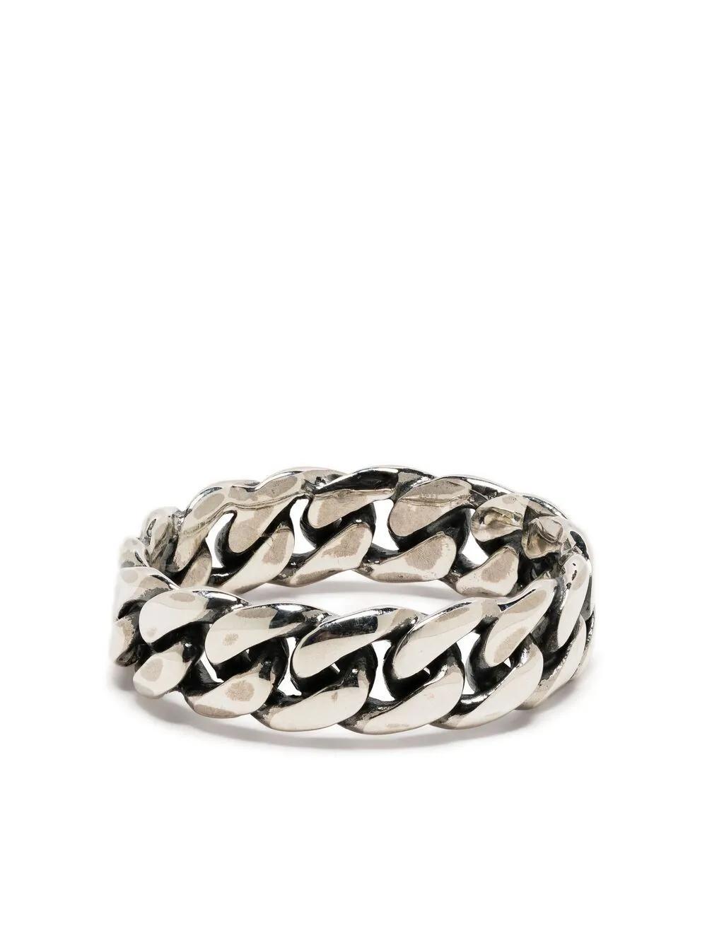 EMANUELE BICOCCHI Chain-link Ring In Argento Product Image