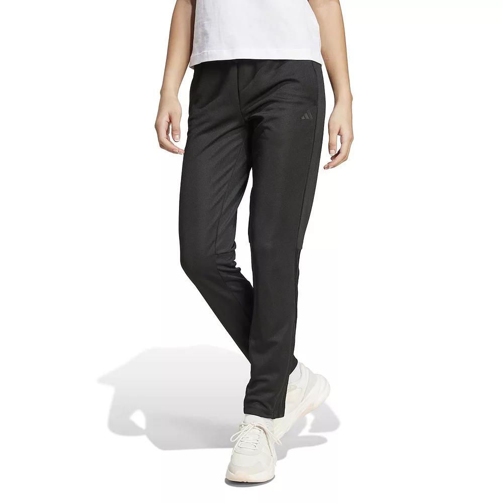 Womens adidas Sereno AEROREADY 3-Stripe Slim Tapered Pants Product Image