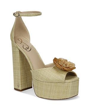Sam Edelman Womens Kori Flora High Heel Platform Sandals Product Image