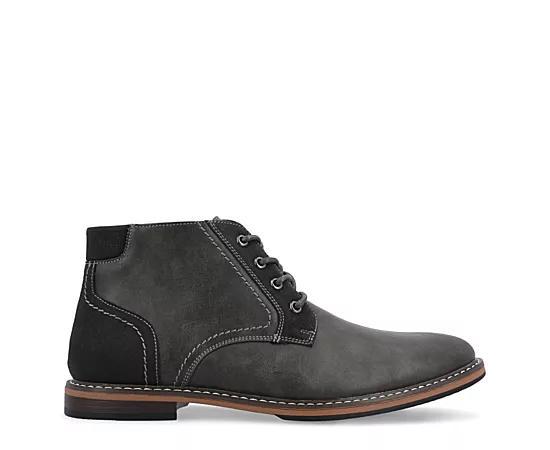 VANCE Franco Men's Plain Toe Chukka Boots, Size: 8.5, Brown Product Image