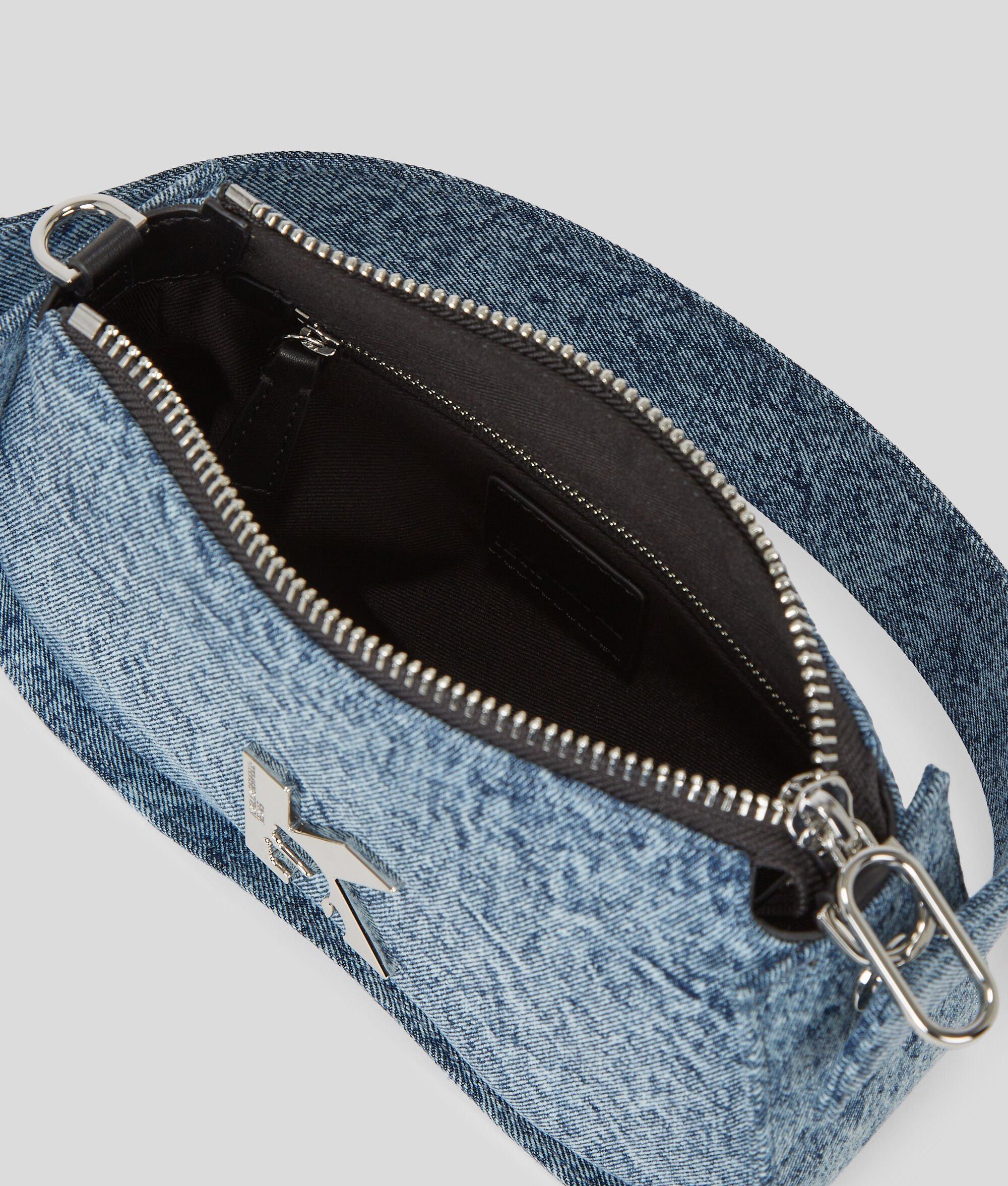 SUNGLASSES DENIM TOP-HANDLE BAG Product Image