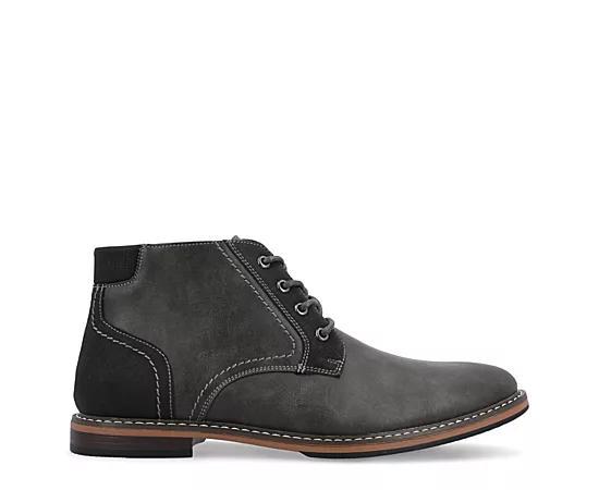 VANCE Franco Men's Plain Toe Chukka Boots, Size: 8.5, Brown Product Image