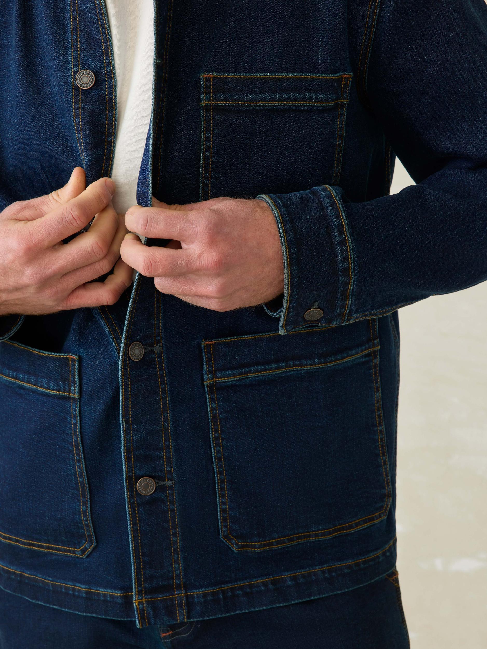 Denim Studio Jacket - Shoreblue Wash Male Product Image