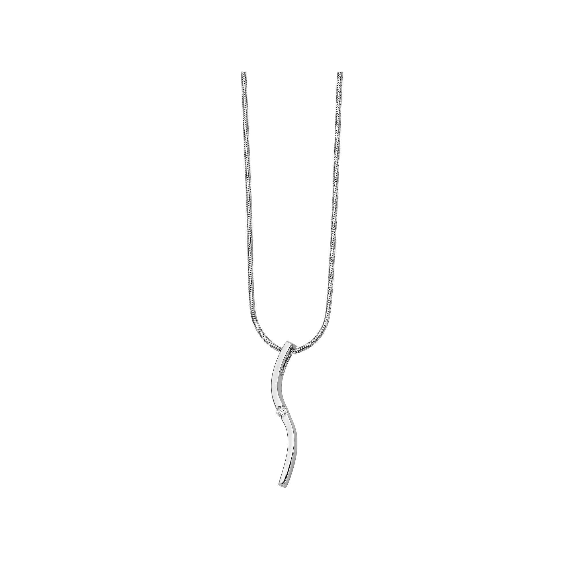 White Ice Sterling Silver Diamond Accent Necklace, Women's, Size: 18" Product Image