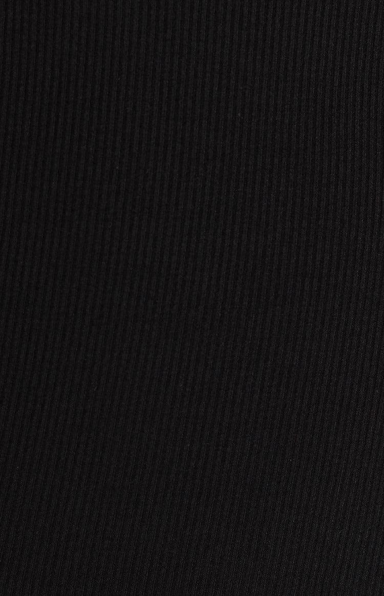 Adya Black High Neck Cut Out Mini Dress Product Image