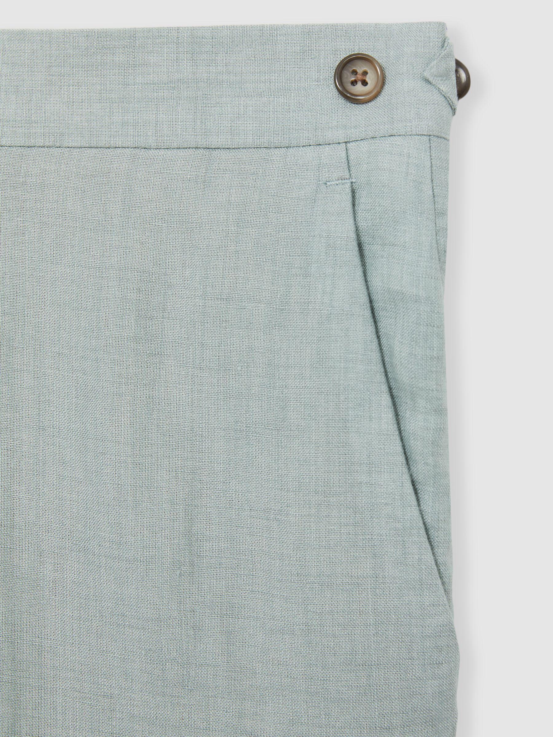 Regular-Fit Double-Breasted Sharkskin Wool-Blend Suit Blazer in Charcoal Grey Product Image