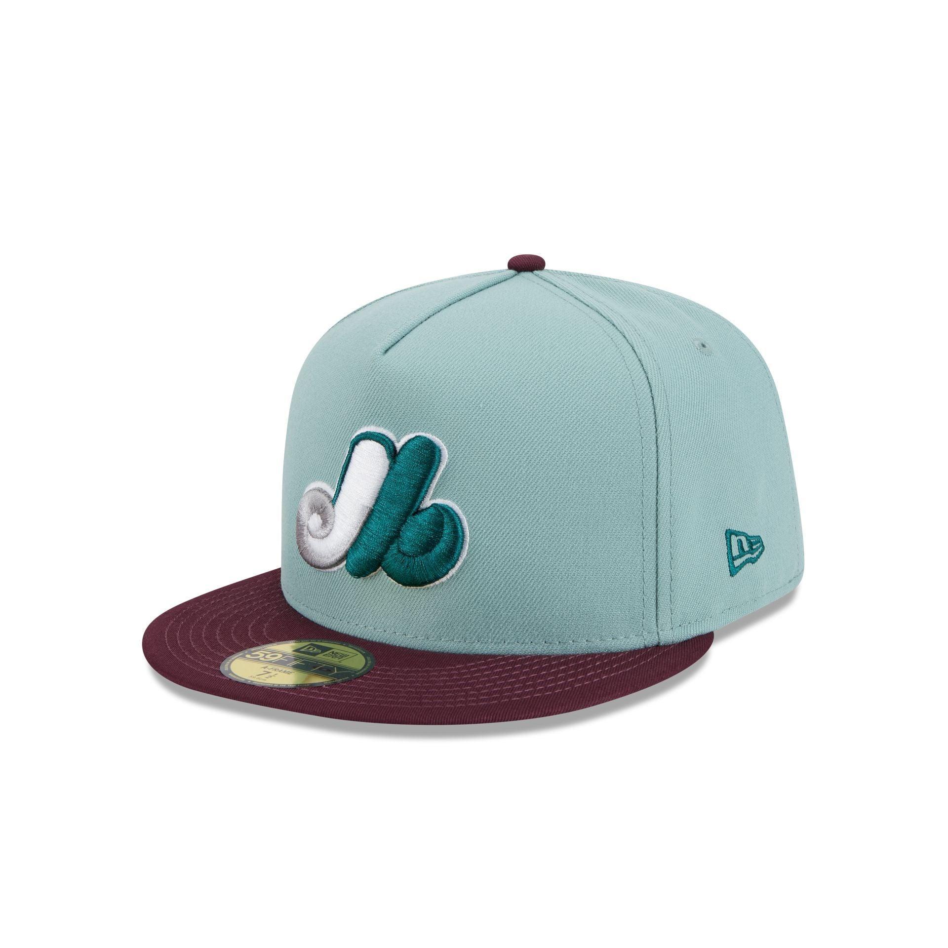 Montreal Expos Beach Kiss Blue 59FIFTY A-Frame Fitted Hat Male Product Image
