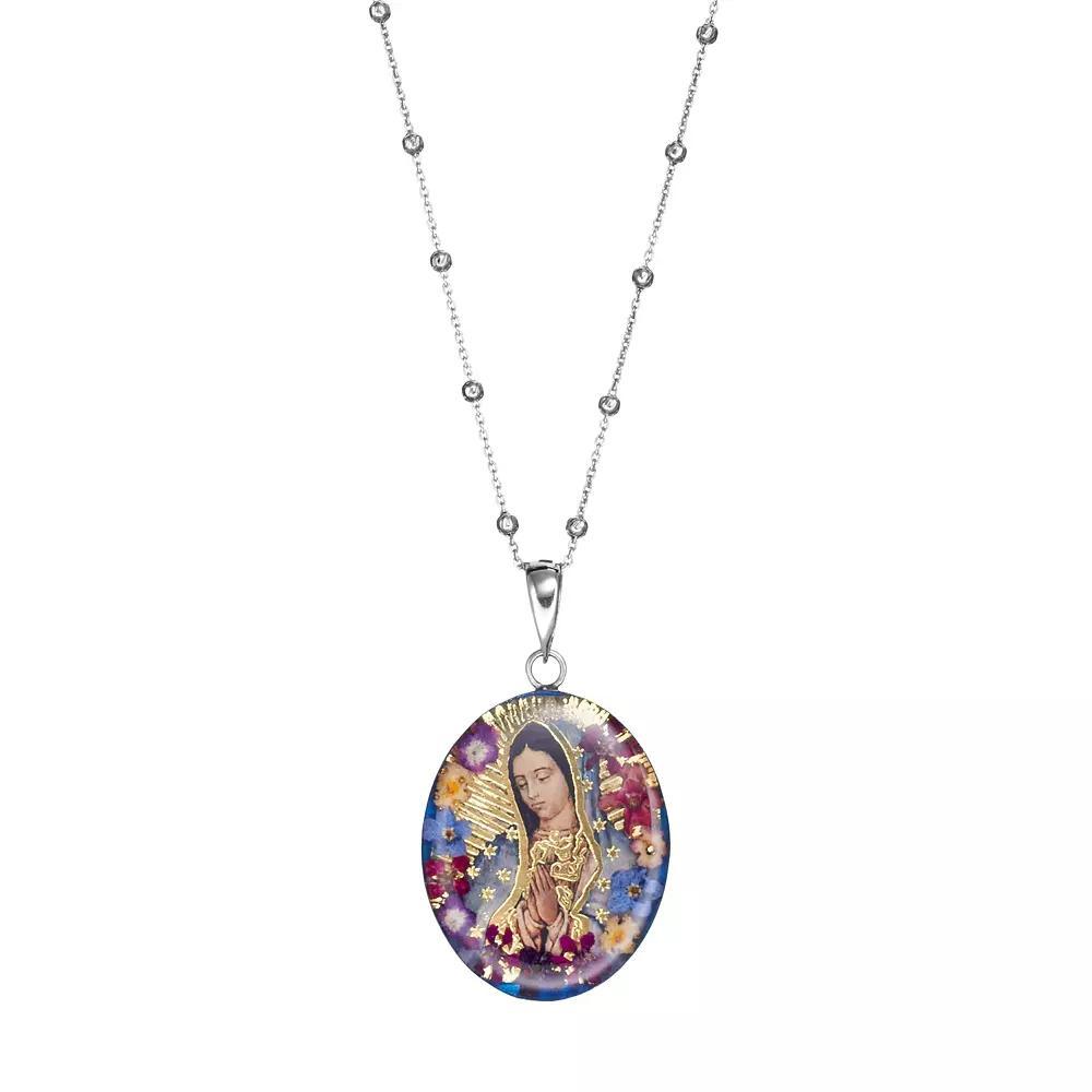 Fine Jewelry Oval Pendant Necklace Sterling Product Image