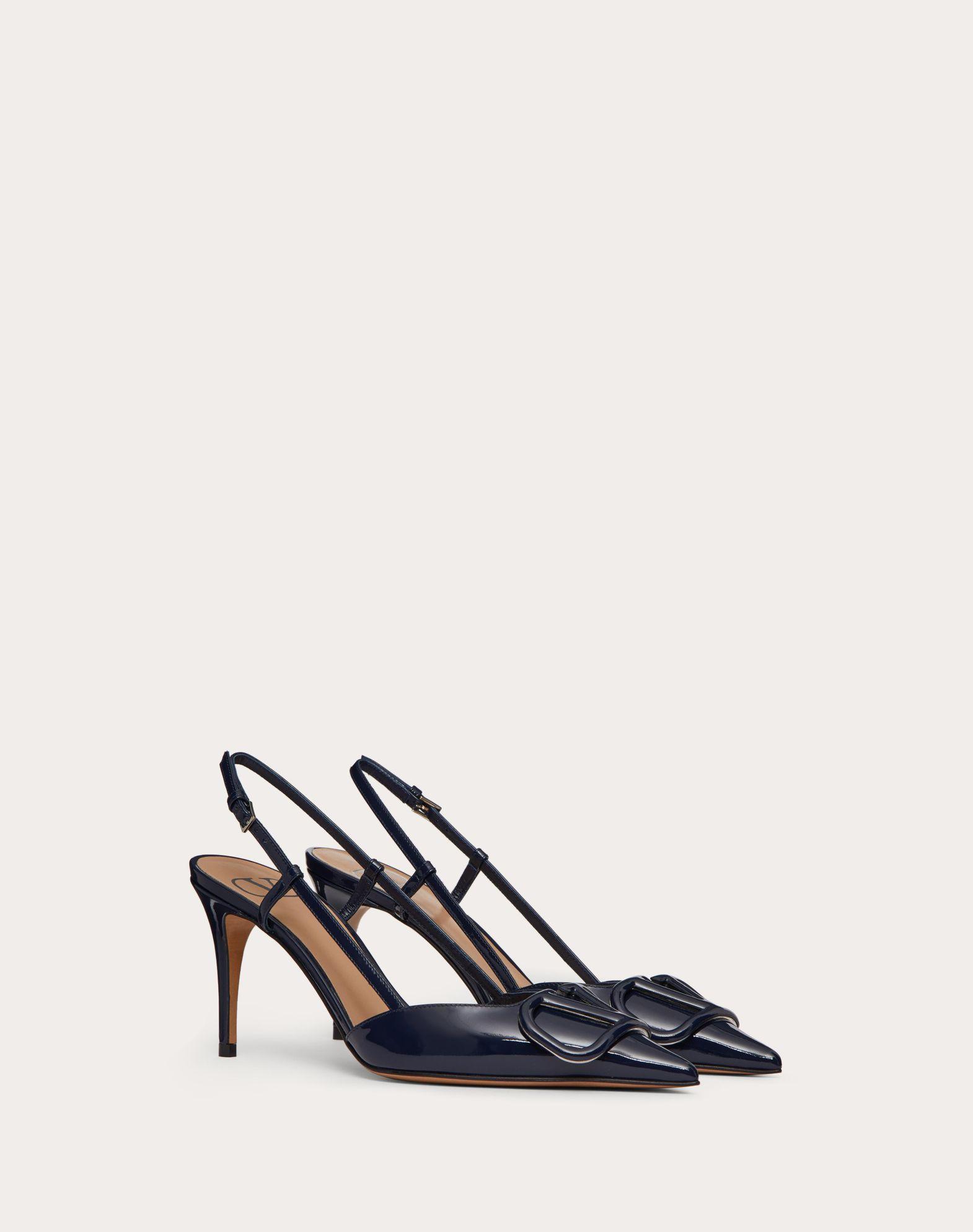 Vlogo Signature Patent Leather Slingback Pump 80Mm / 3.15 In. Product Image