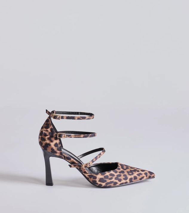 Wildly Fierce Leopard Stiletto Pumps Product Image