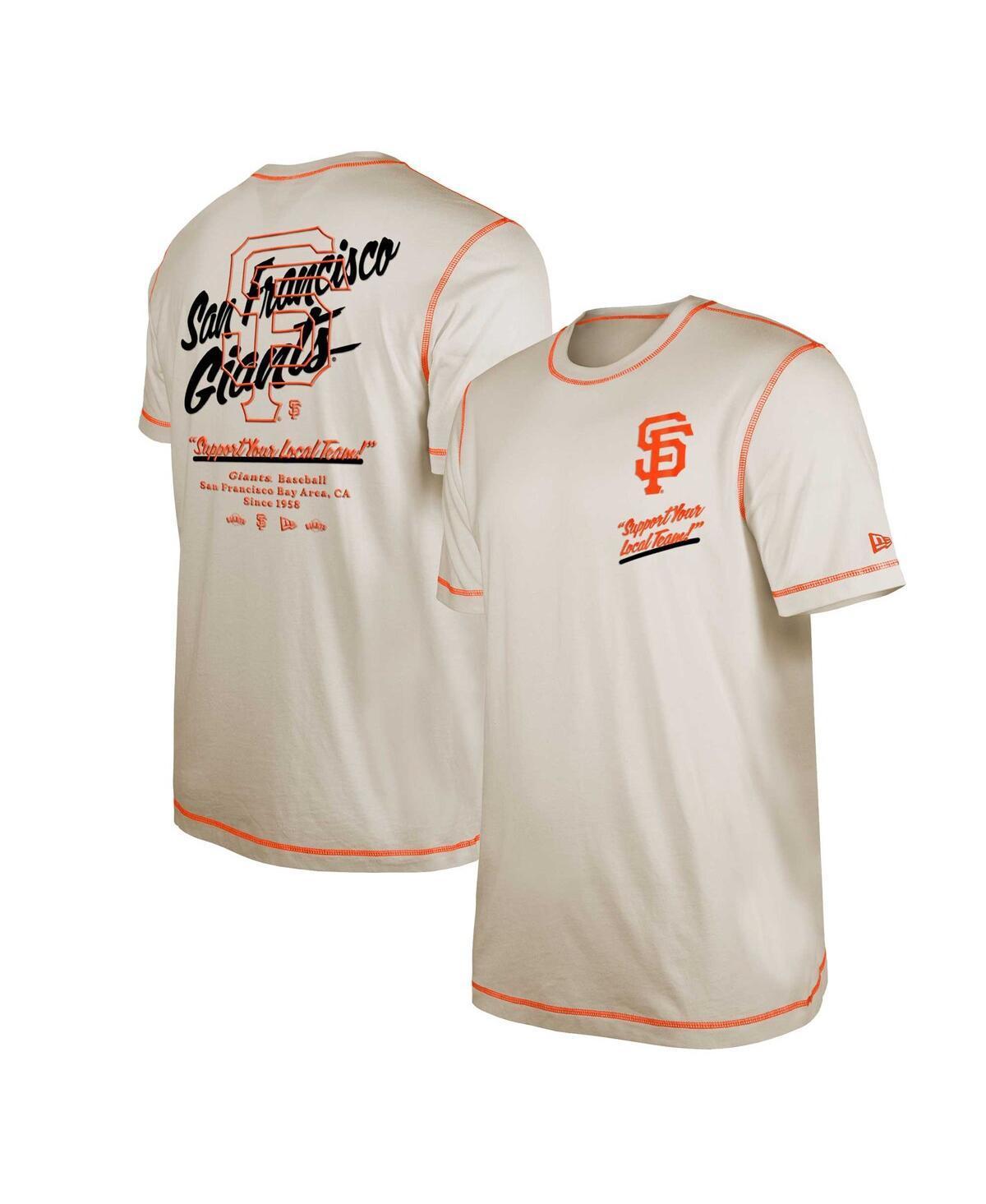 Men's New Era White San Francisco Giants Team Split T-Shirt, Size: Small Product Image