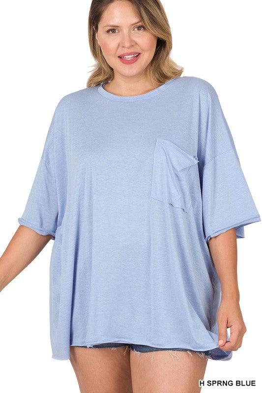Marsha Tri-Blend Oversized T-Shirt - Plus Only Product Image