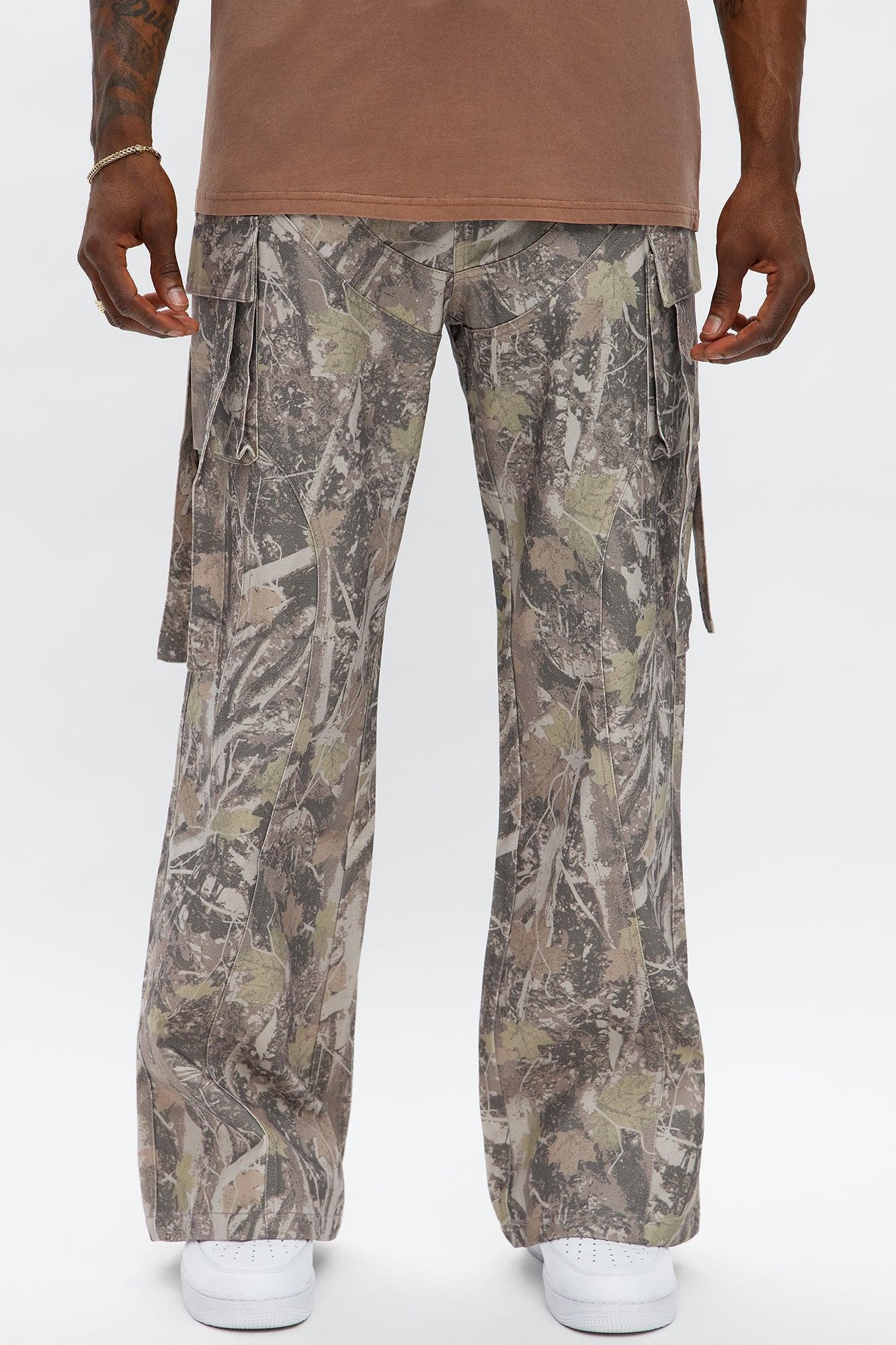 Relaxed Straight No More Waiting Cargo Pants - Brown/combo Product Image