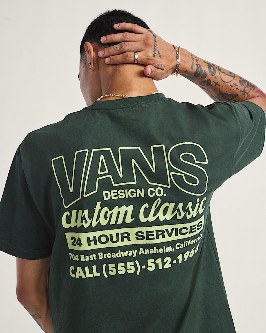 Shop Front T-Shirt in Dried Kelp Green| Vans US Product Image