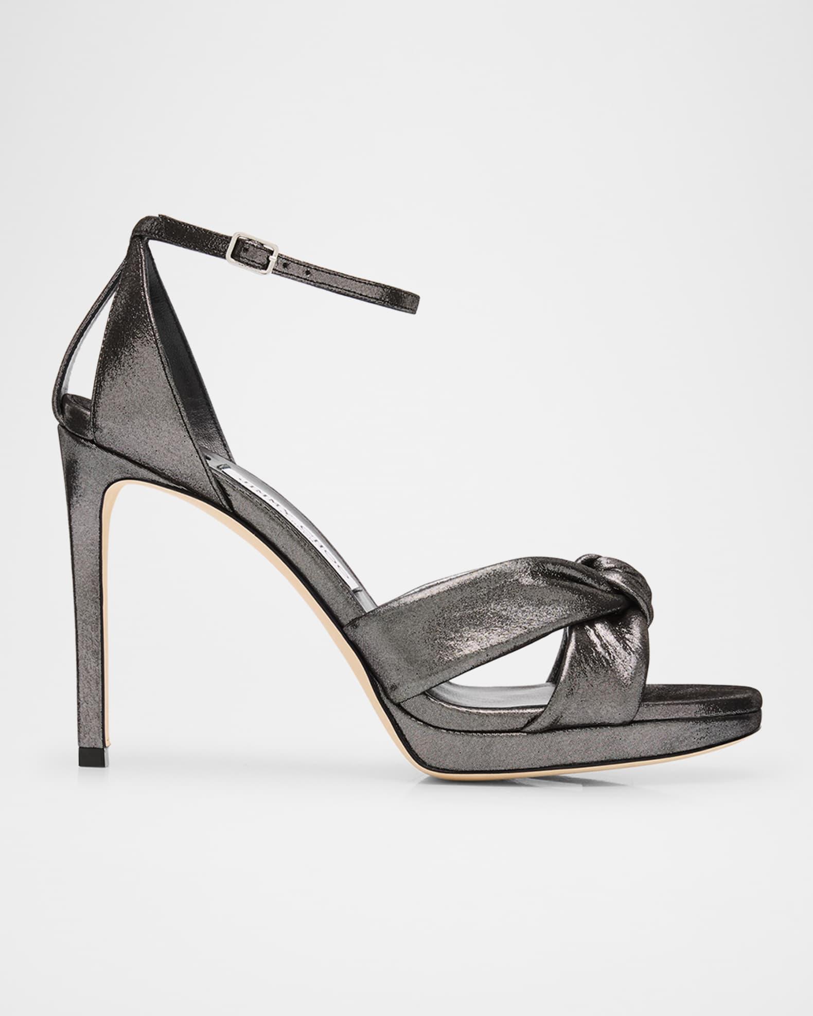 Rosie 100 Shimmer Suede Sandals Product Image