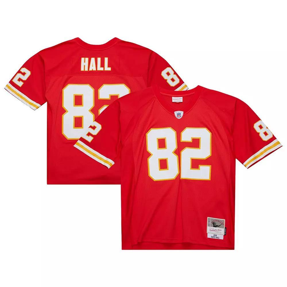Men's Mitchell & Ness Dante Hall Red Kansas City Chiefs 2002 Legacy Replica Jersey, Size: XL Product Image