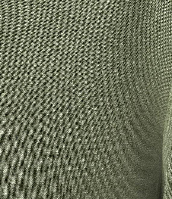 Modern Movement Half Moon by Modern Movement Solid Scuba Knit Long Sleeve Crew Neck Lounge Top Product Image