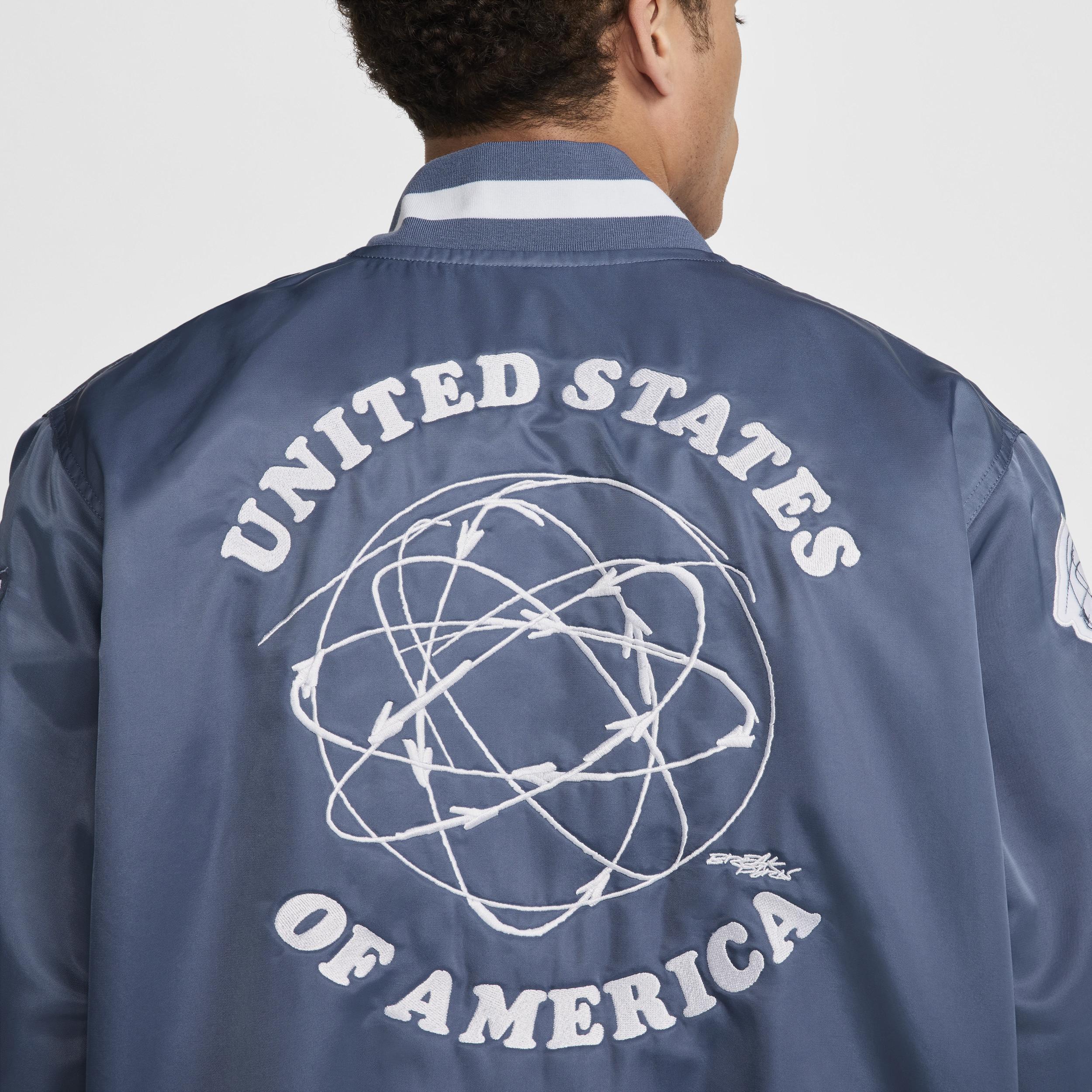 USA Dugout Nike Mens Breaking Satin Jacket Product Image