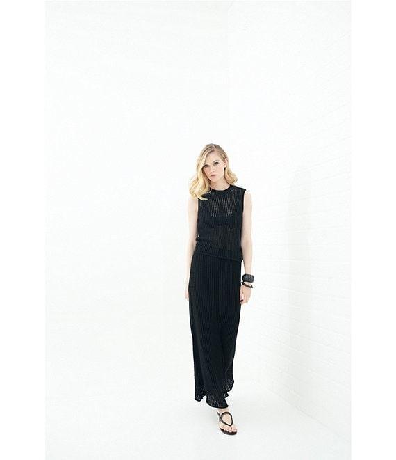 Le' AL.X Mesh Knit Mid Rise Coordinating Maxi Skirt Product Image