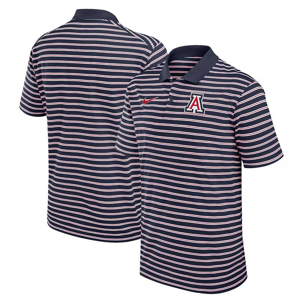 Men's Nike Royal/White Duke Blue Devils Primetime Victory Striped Performance Polo, Size: XXL Product Image