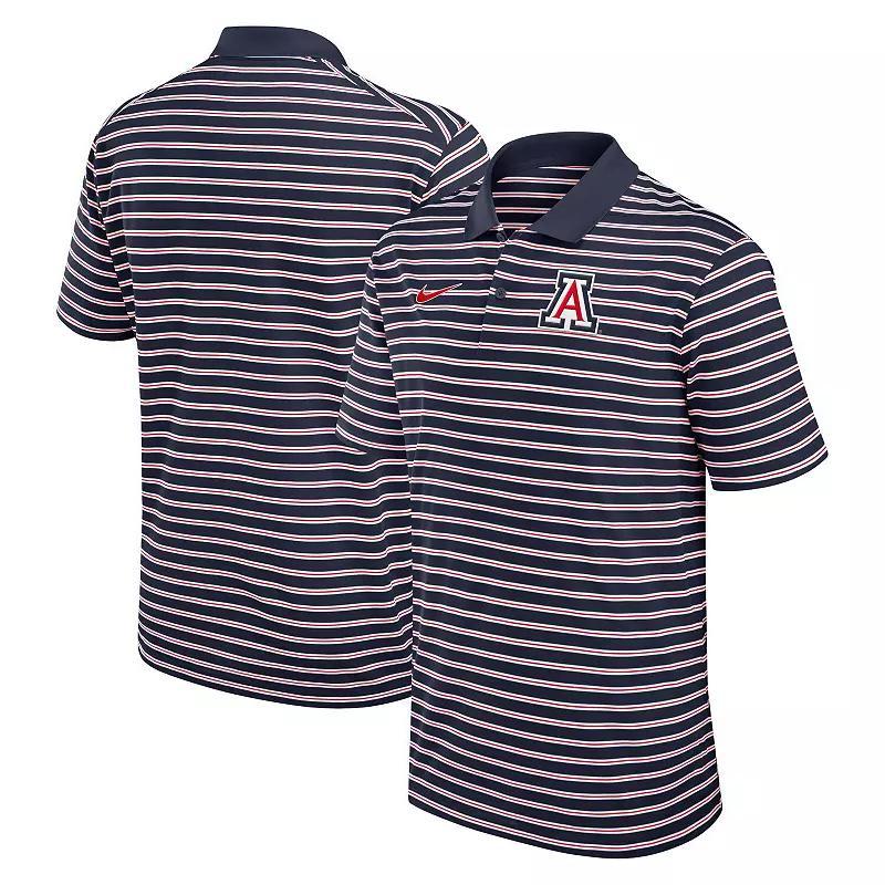 Men's Nike Royal/White Duke Blue Devils Primetime Victory Striped Performance Polo, Size: XXL Product Image