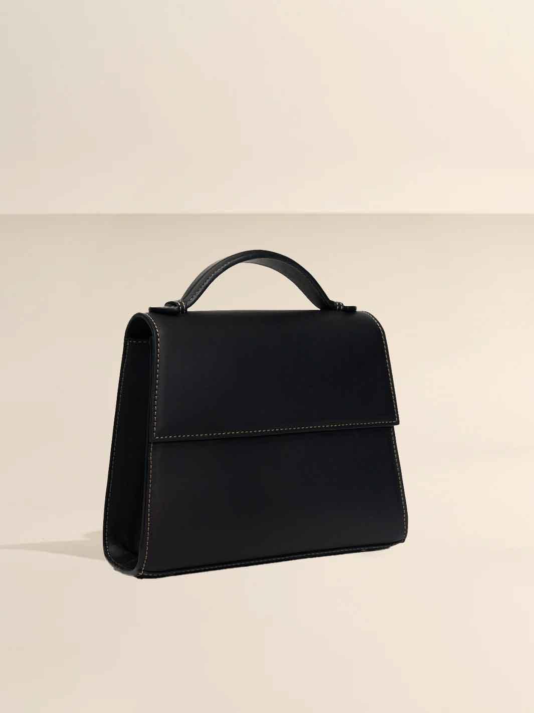 The Medium Top Handle in Nappa Product Image